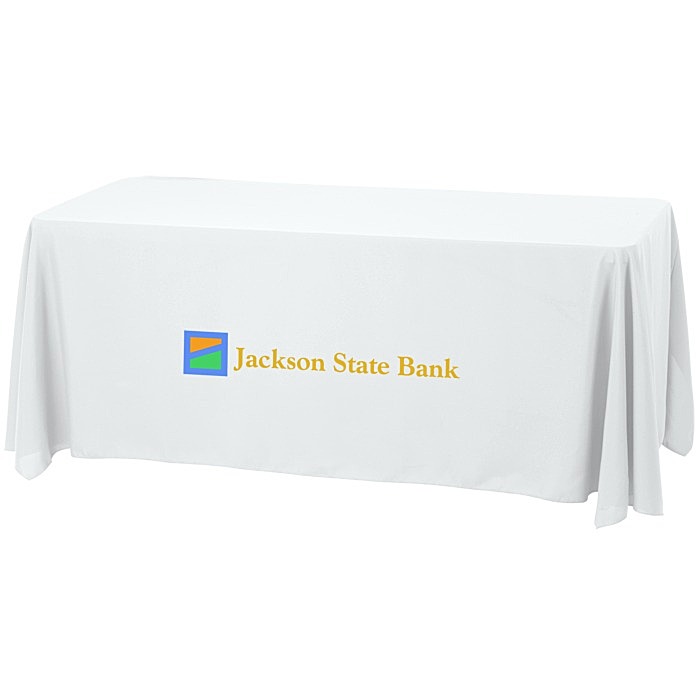 Custom Serged Open-Back Stain Resistant Table Throw - 6 feet