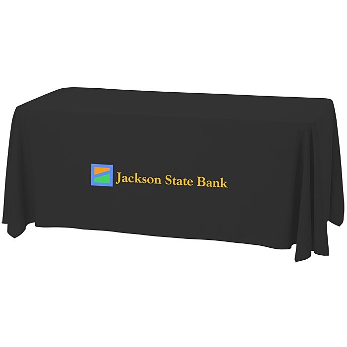 Custom Serged Open-Back Stain Resistant Table Throw - 6 feet