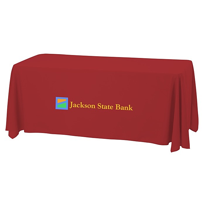 Custom Serged Open-Back Stain Resistant Table Throw - 6 feet