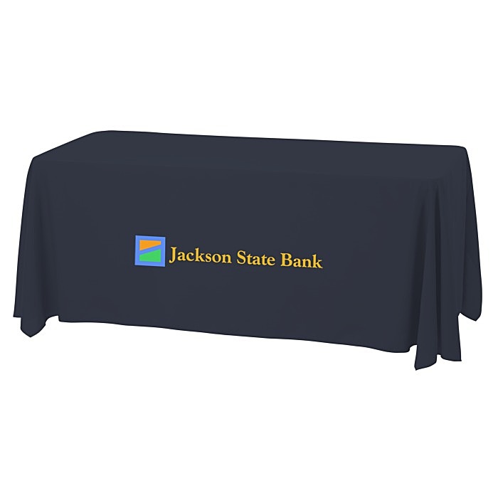 Custom Serged Open-Back Stain Resistant Table Throw - 6 feet