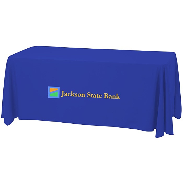 Custom Serged Open-Back Stain Resistant Table Throw - 6 feet