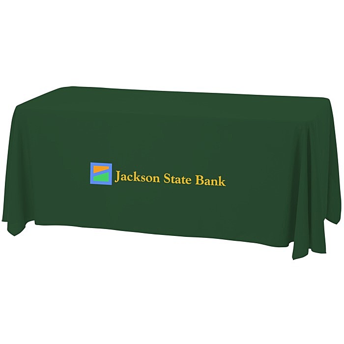 Custom Serged Open-Back Stain Resistant Table Throw - 6 feet