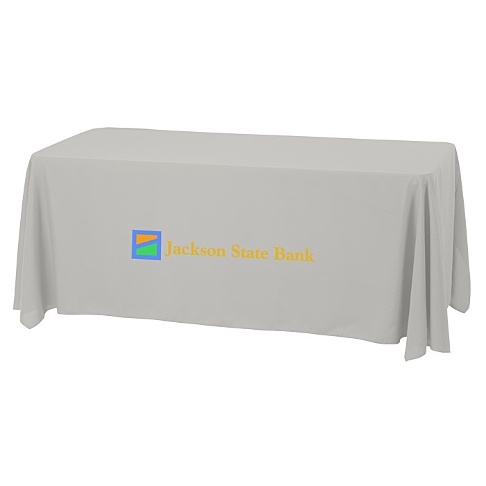 Custom Serged Open-Back Stain Resistant Table Throw - 6 feet
