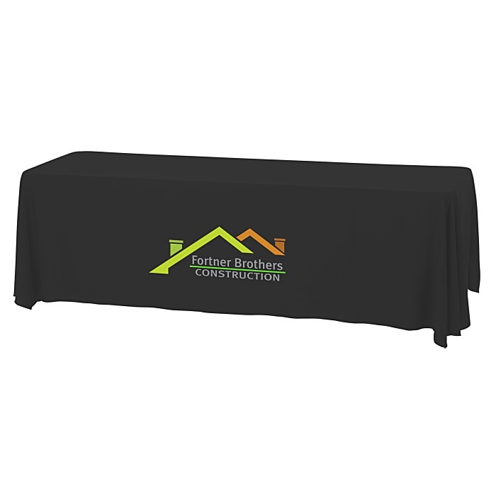 Custom Serged Open-Back Stain Resistant Table Throw - 8 feet