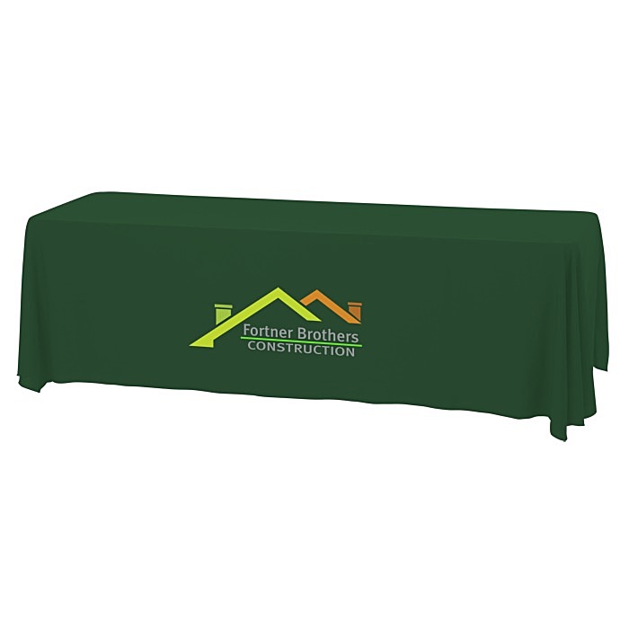 Custom Serged Open-Back Stain Resistant Table Throw - 8 feet
