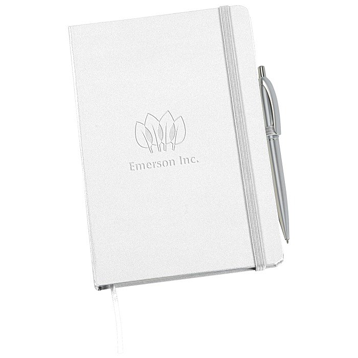 Custom Torsby Notebook with Pen - Debossed