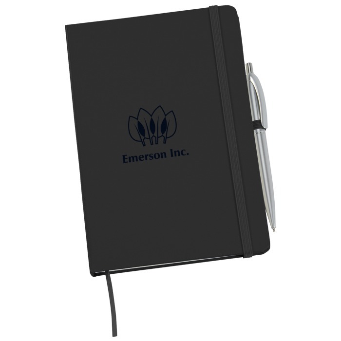 Custom Torsby Notebook with Pen - Debossed