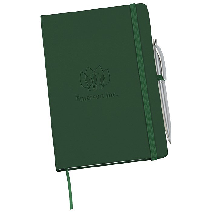 Custom Torsby Notebook with Pen - Debossed