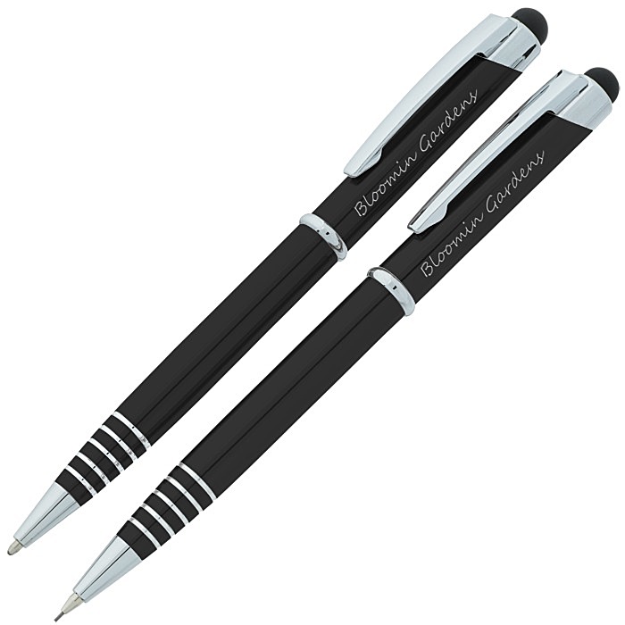 Custom Aria Twist Metal Pen & Pencil Set