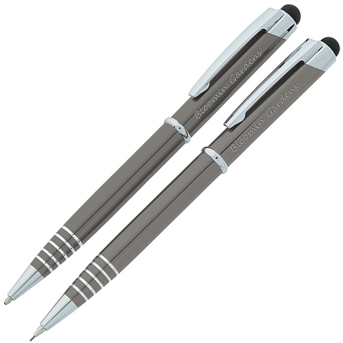 Custom Aria Twist Metal Pen & Pencil Set
