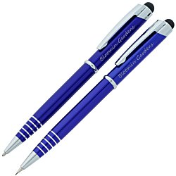Custom Aria Twist Metal Pen & Pencil Set