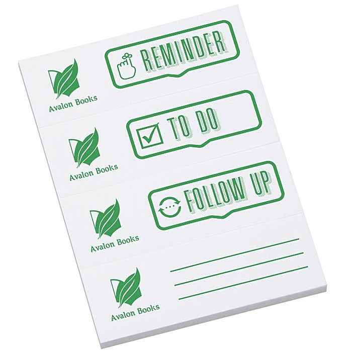 Custom Post-it® Custom Page Markers - Reminder