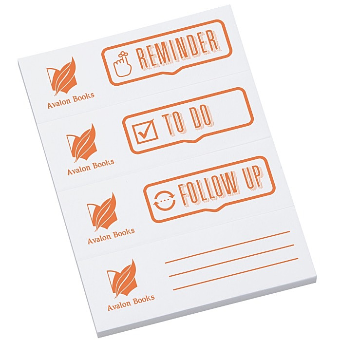 Custom Post-it® Custom Page Markers - Reminder