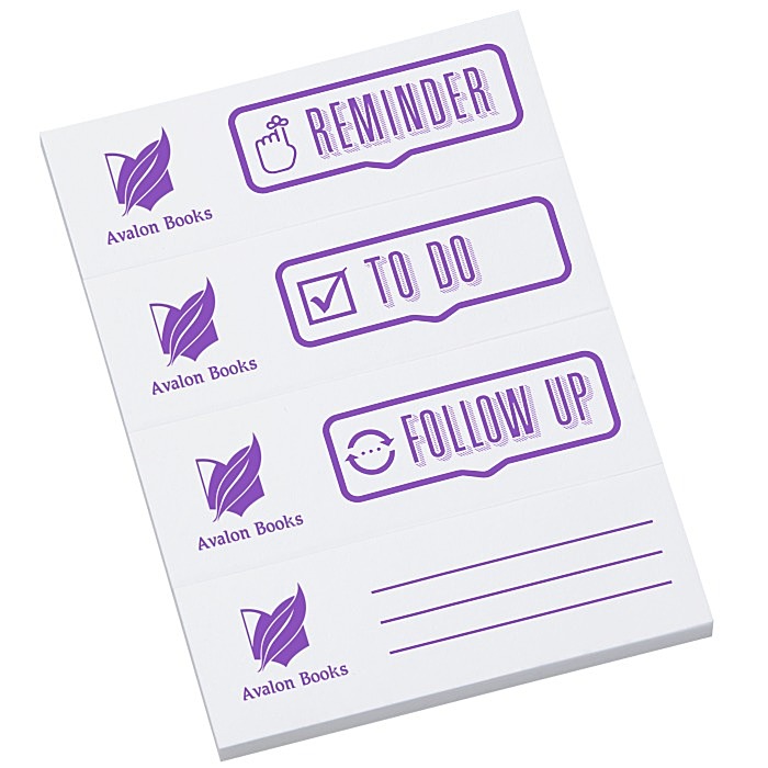 Custom Post-it® Custom Page Markers - Reminder