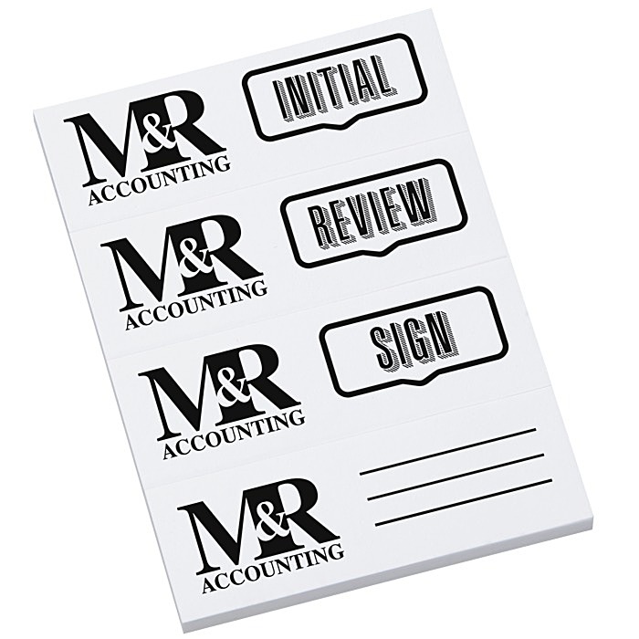 Custom Post-it® Custom Page Markers - Document