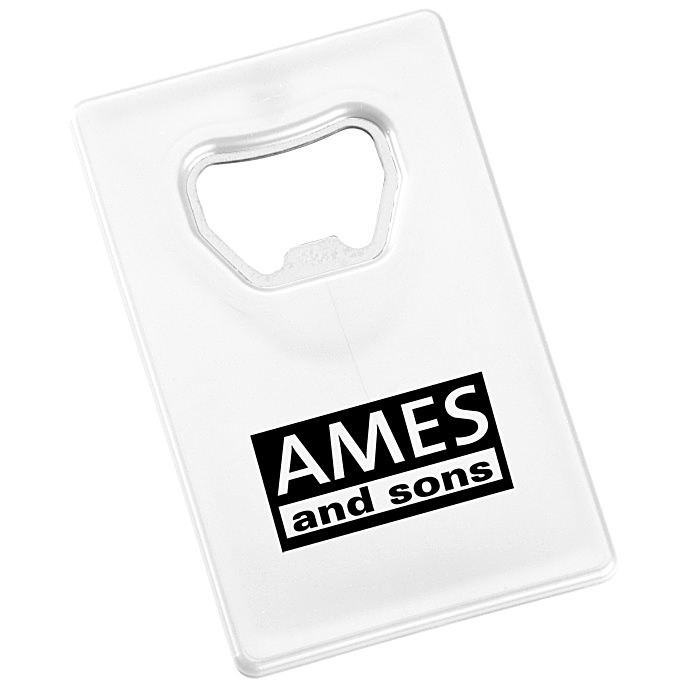 Custom Credit Card Bottle Opener - Opaque