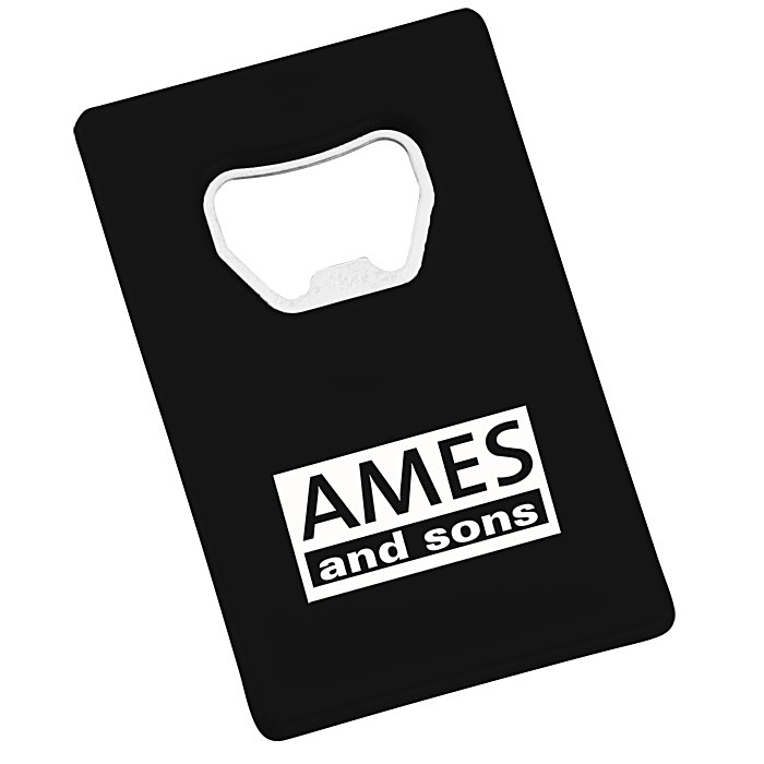 Custom Credit Card Bottle Opener - Opaque