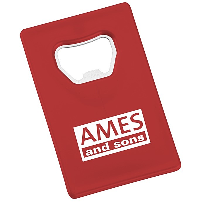 Custom Credit Card Bottle Opener - Opaque