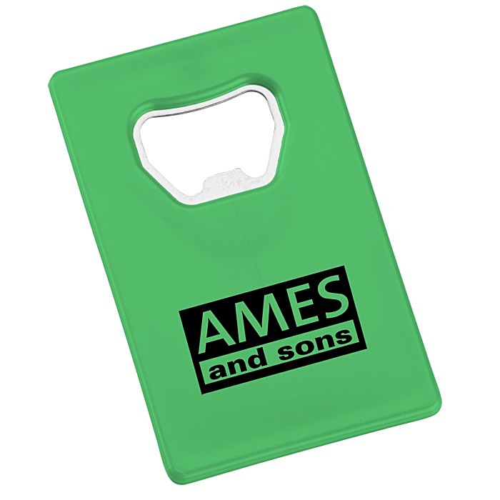 Custom Credit Card Bottle Opener - Opaque