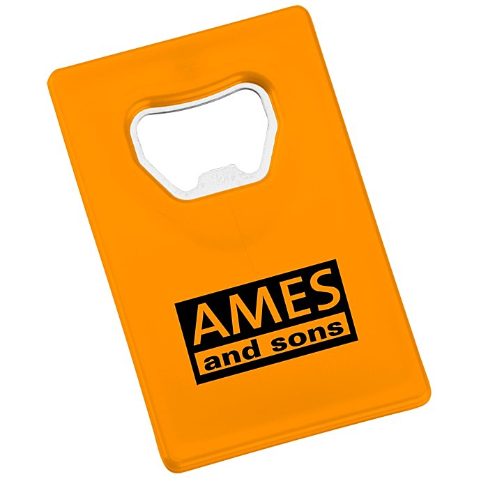Custom Credit Card Bottle Opener - Opaque