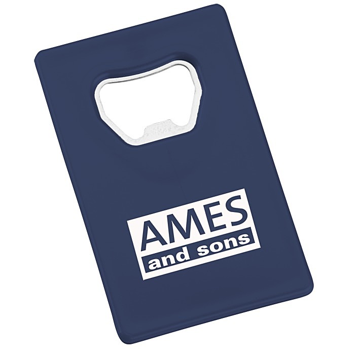 Custom Credit Card Bottle Opener - Opaque