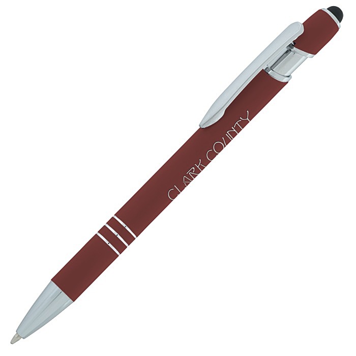 Custom Textari Soft Touch Stylus Metal Pen