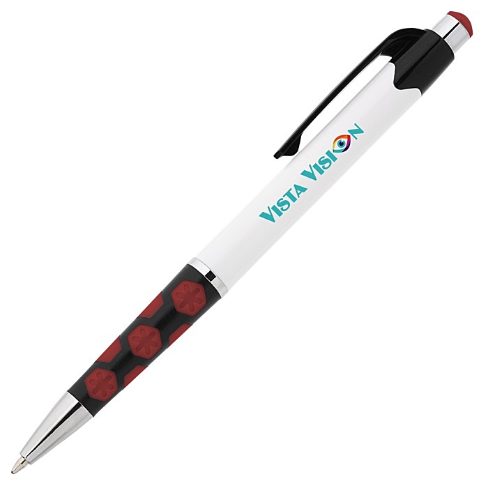 Custom Mardi Gras Hex Pen - Full Colour