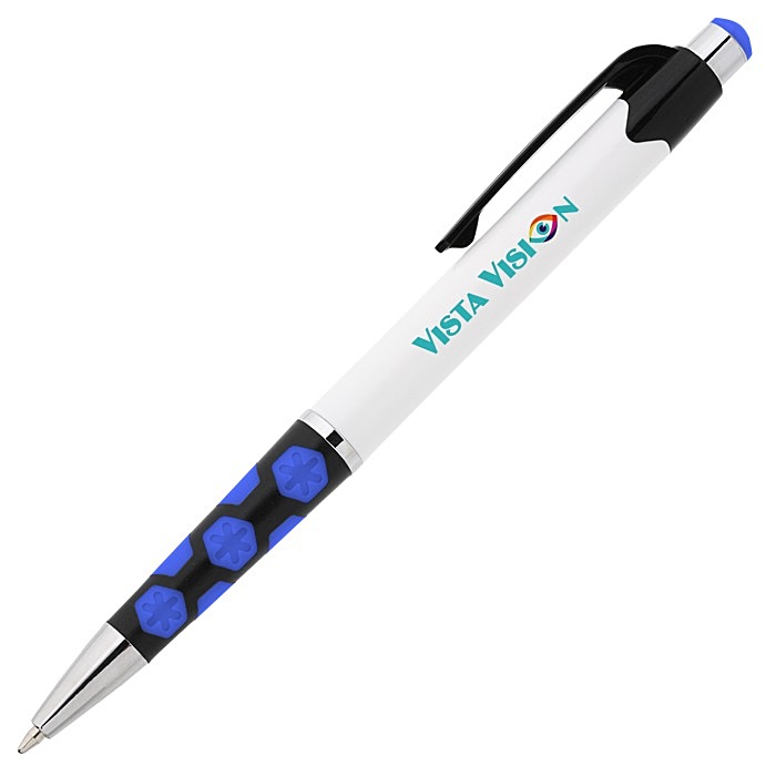 Custom Mardi Gras Hex Pen - Full Colour