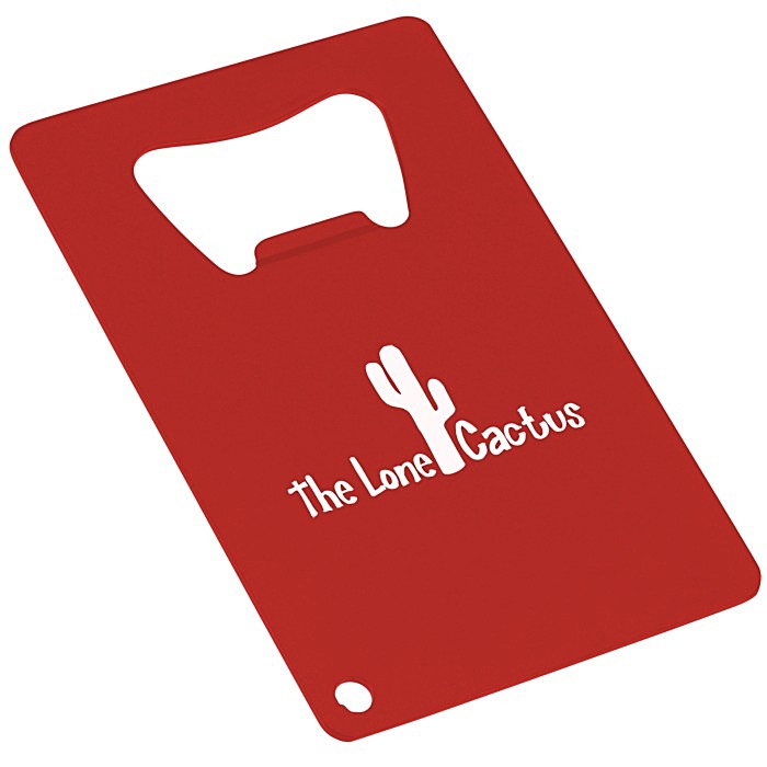 Custom Stainless Steel Credit Card Bottle Opener