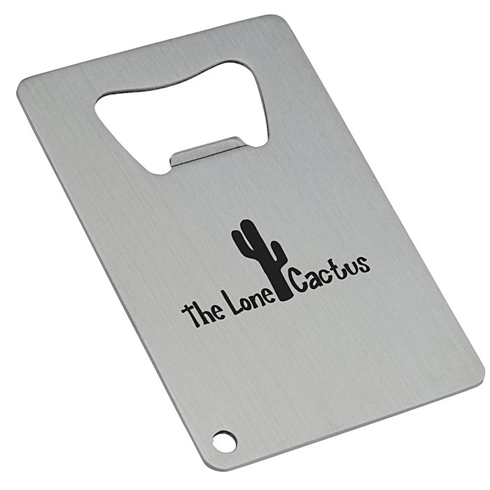 Custom Stainless Steel Credit Card Bottle Opener