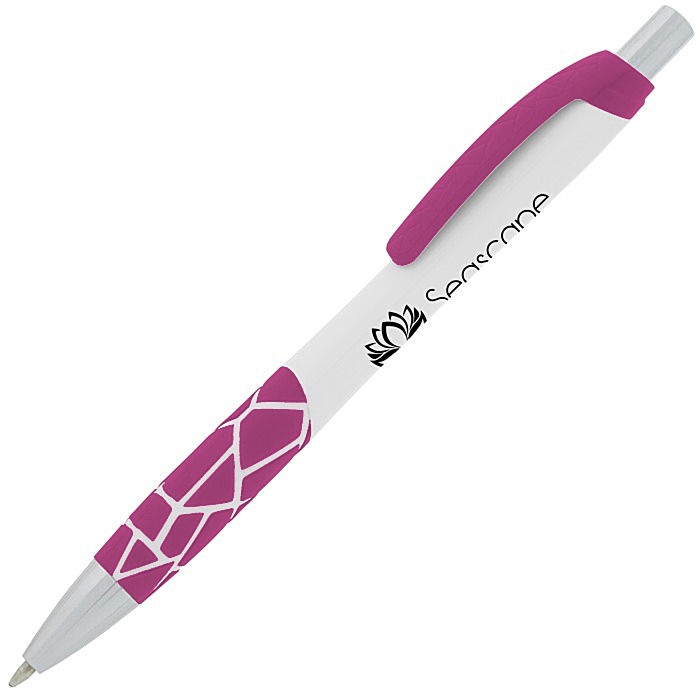 Custom Inlay Pen - White