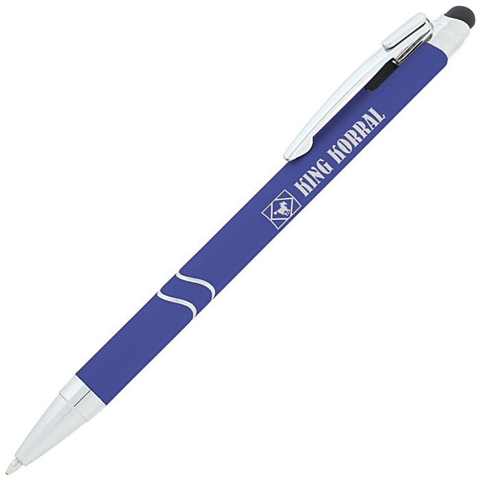 Custom Devon Soft Touch Stylus Metal Pen