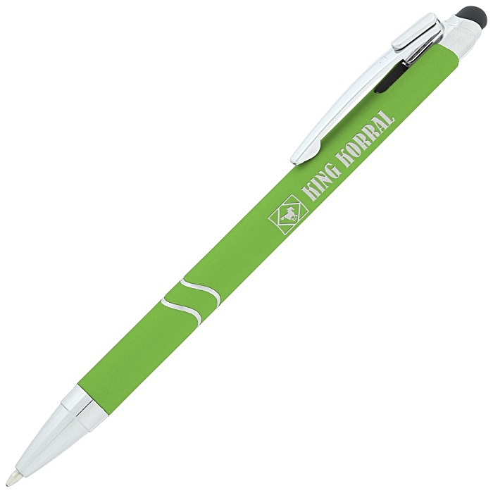 Custom Devon Soft Touch Stylus Metal Pen