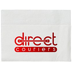 Custom Dispenser Napkin - 1-ply - White - Foil