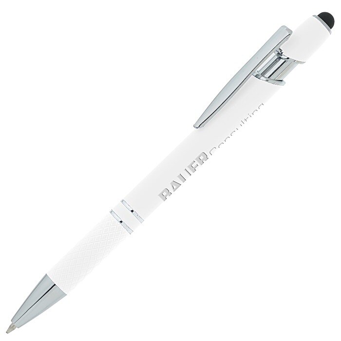 Custom Rita Soft Touch Stylus Metal Pen