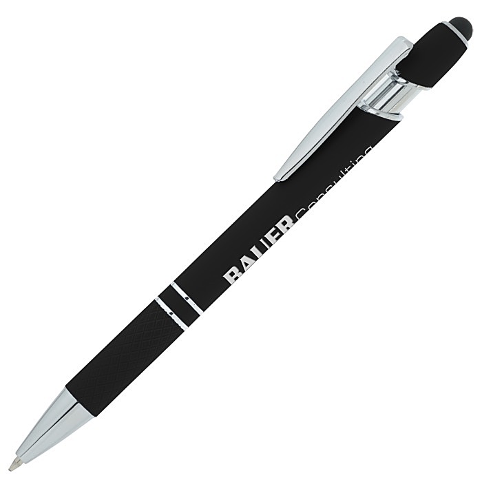 Custom Rita Soft Touch Stylus Metal Pen