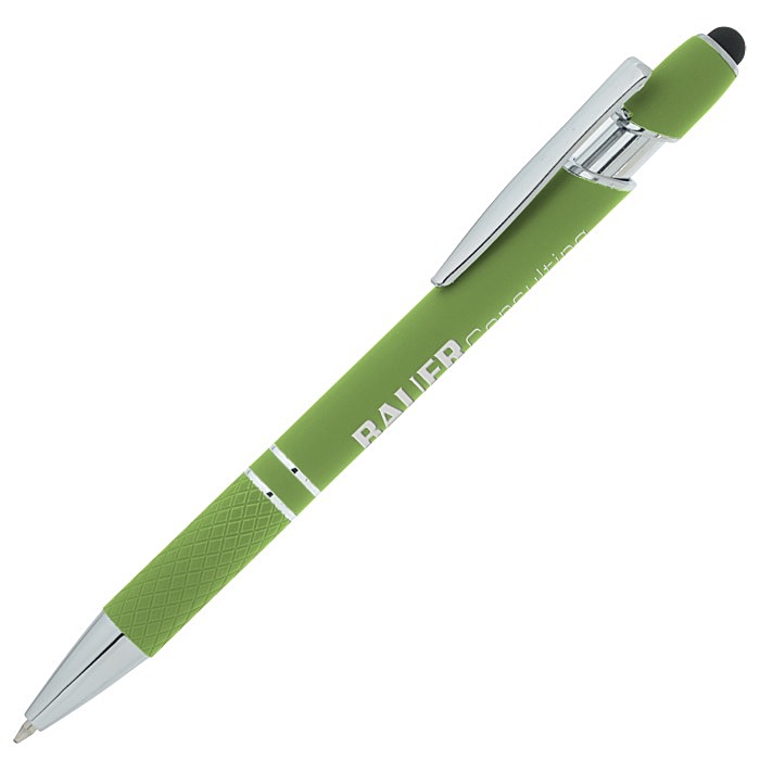 Custom Rita Soft Touch Stylus Metal Pen