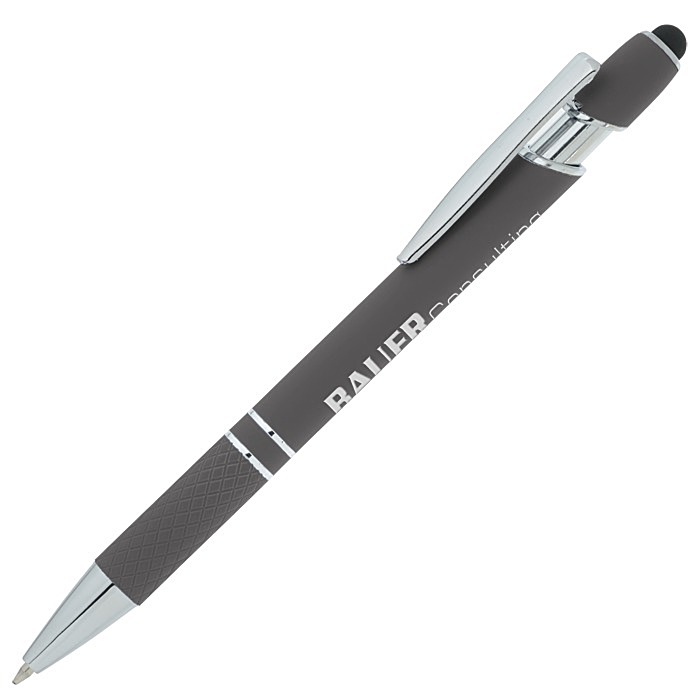 Custom Rita Soft Touch Stylus Metal Pen
