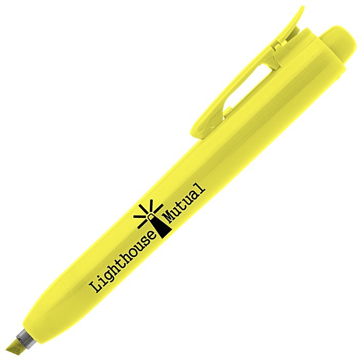 Custom Retrax Retractable Highlighter