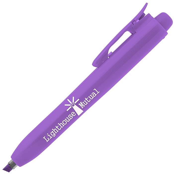 Custom Retrax Retractable Highlighter