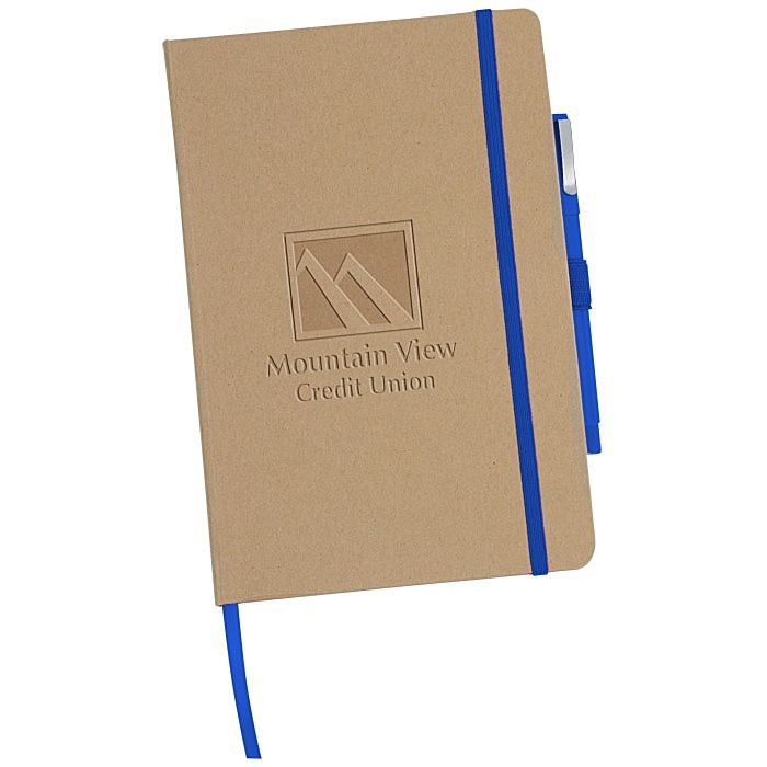 Custom Paper Cover Notebook with Pen