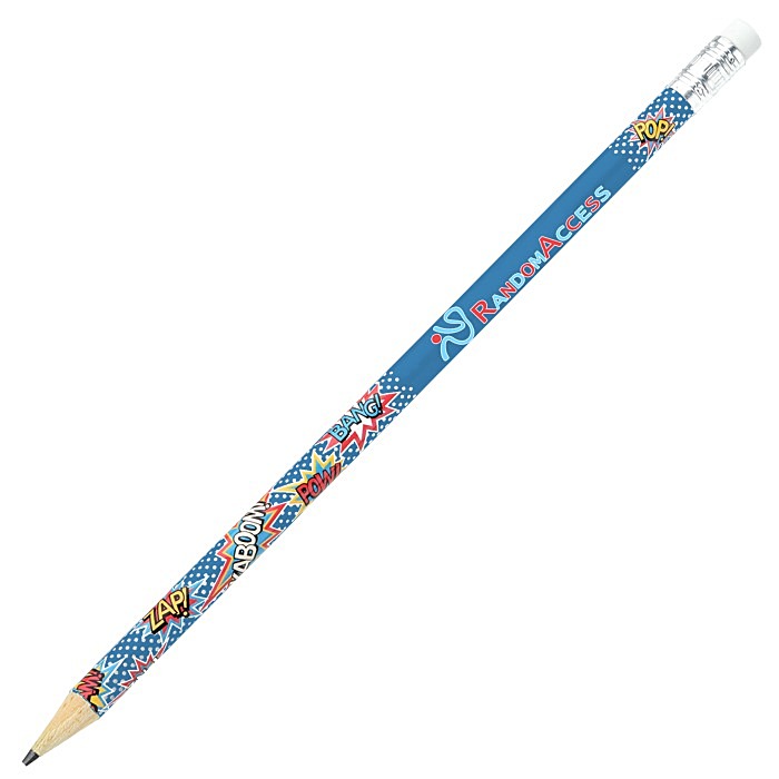 Custom Super Kid Superhero Pencil - Action