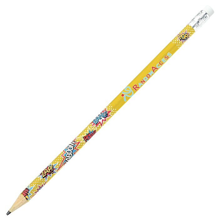 Custom Super Kid Superhero Pencil - Action