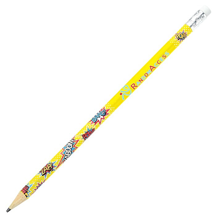 Custom Super Kid Superhero Pencil - Action
