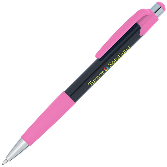 Custom Mardi Gras Pen - Black - Full Colour