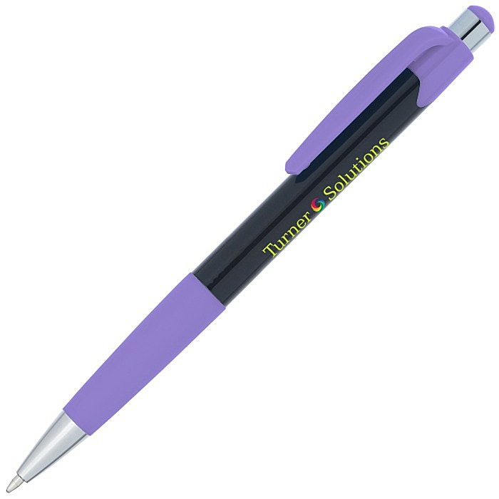 Custom Mardi Gras Pen - Black - Full Colour