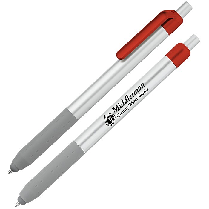 Custom Alamo Stylus Pen - Silver - Metallic