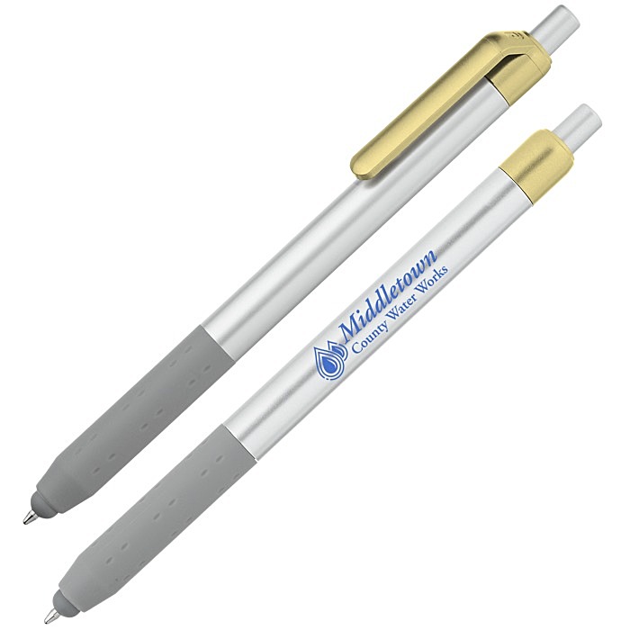 Custom Alamo Stylus Pen - Silver - Metallic