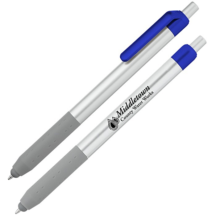 Custom Alamo Stylus Pen - Silver - Metallic
