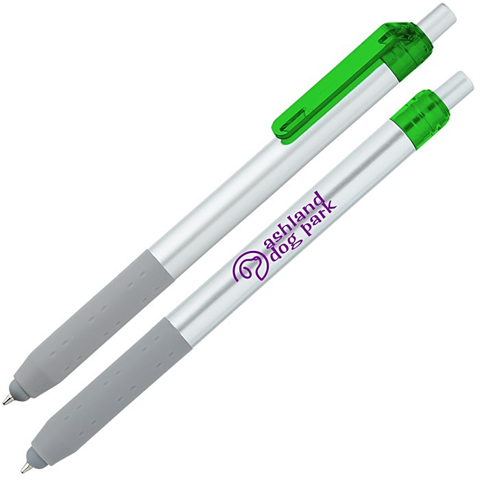 Custom Alamo Stylus Pen - Silver - Translucent